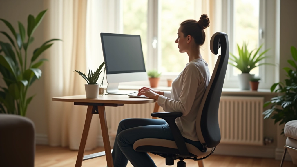 Home office ergonomic setup