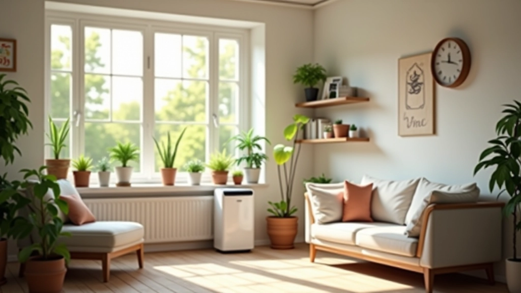 Air purification and ventilation in living room